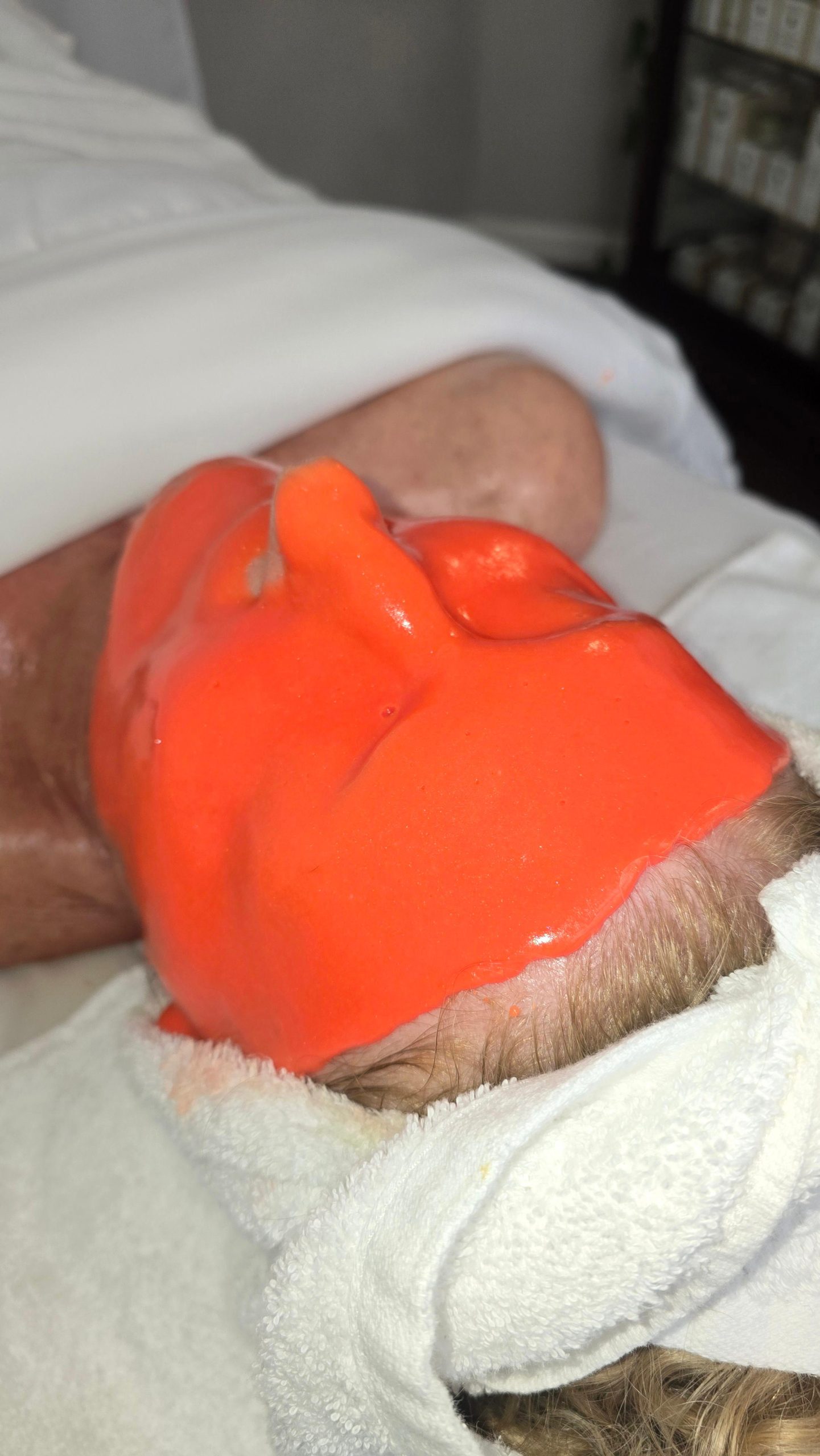 alginate jelly mask facial treatment for anti aging hydration and fine lines